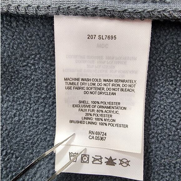 Columbia Jacket Womens L Gray Interchange Softshell Full Zip Faux Fur Collar - Picture 8 of 13